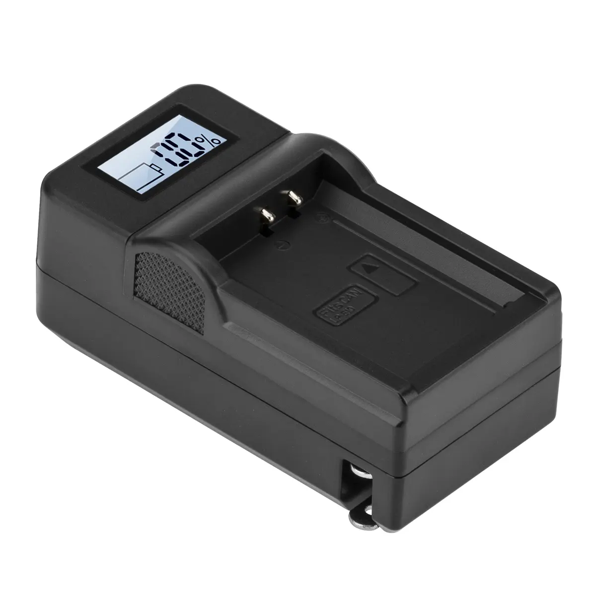 Green Extreme Compact Smart Camera Charger with LCD Display, Efficient Single Unit Charging Accessory for Canon LP-E10 Batteries, Ideal for Photographers, Plug