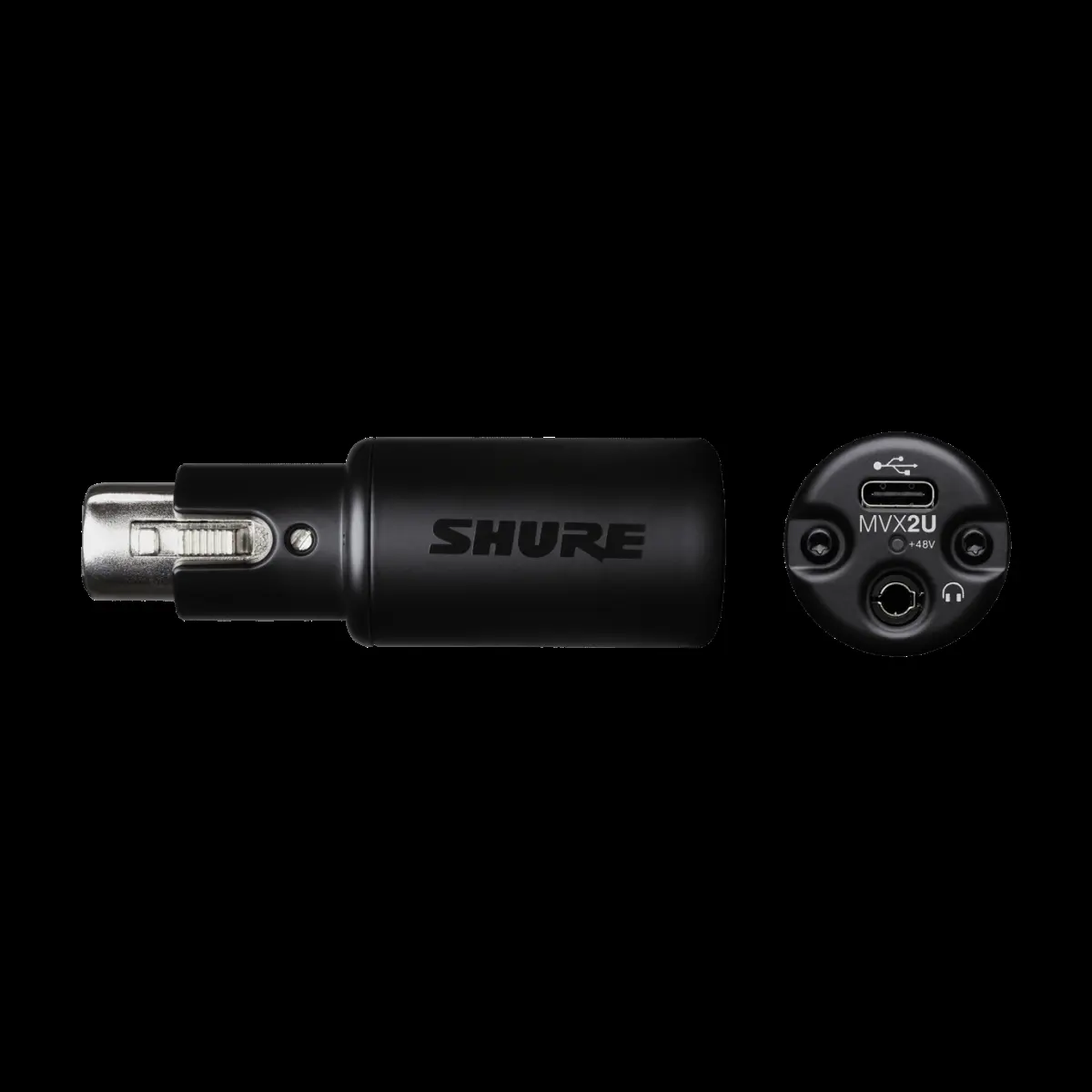 Shure MVX2U Digital Audio Interface - Black Computer Recording Device, Audio Accessories Adapter