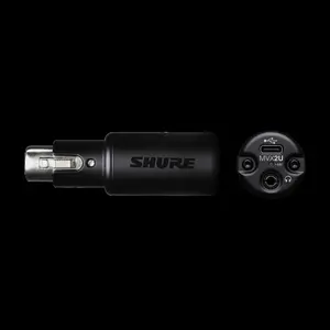 Shure MVX2U Digital Audio Interface, Black