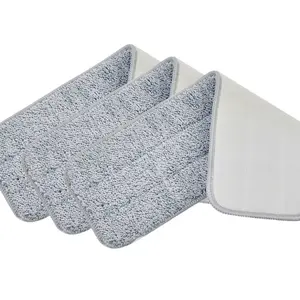 True & Tidy Chenille Microfiber Mop Pad Set for Spray Mop 250/ Sweep 180/ Spray 360, 15.5" x 4.75", Machine Washable Cleaning Absorbent Disposable