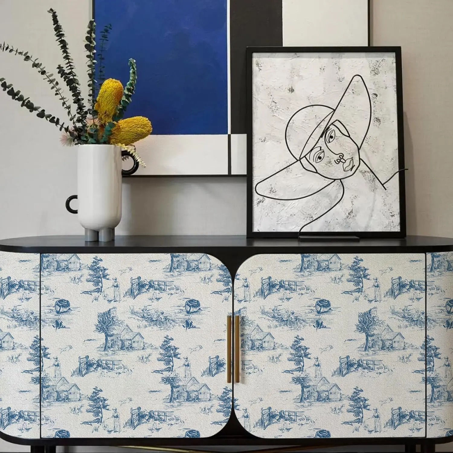 Toile De Jouy—blue