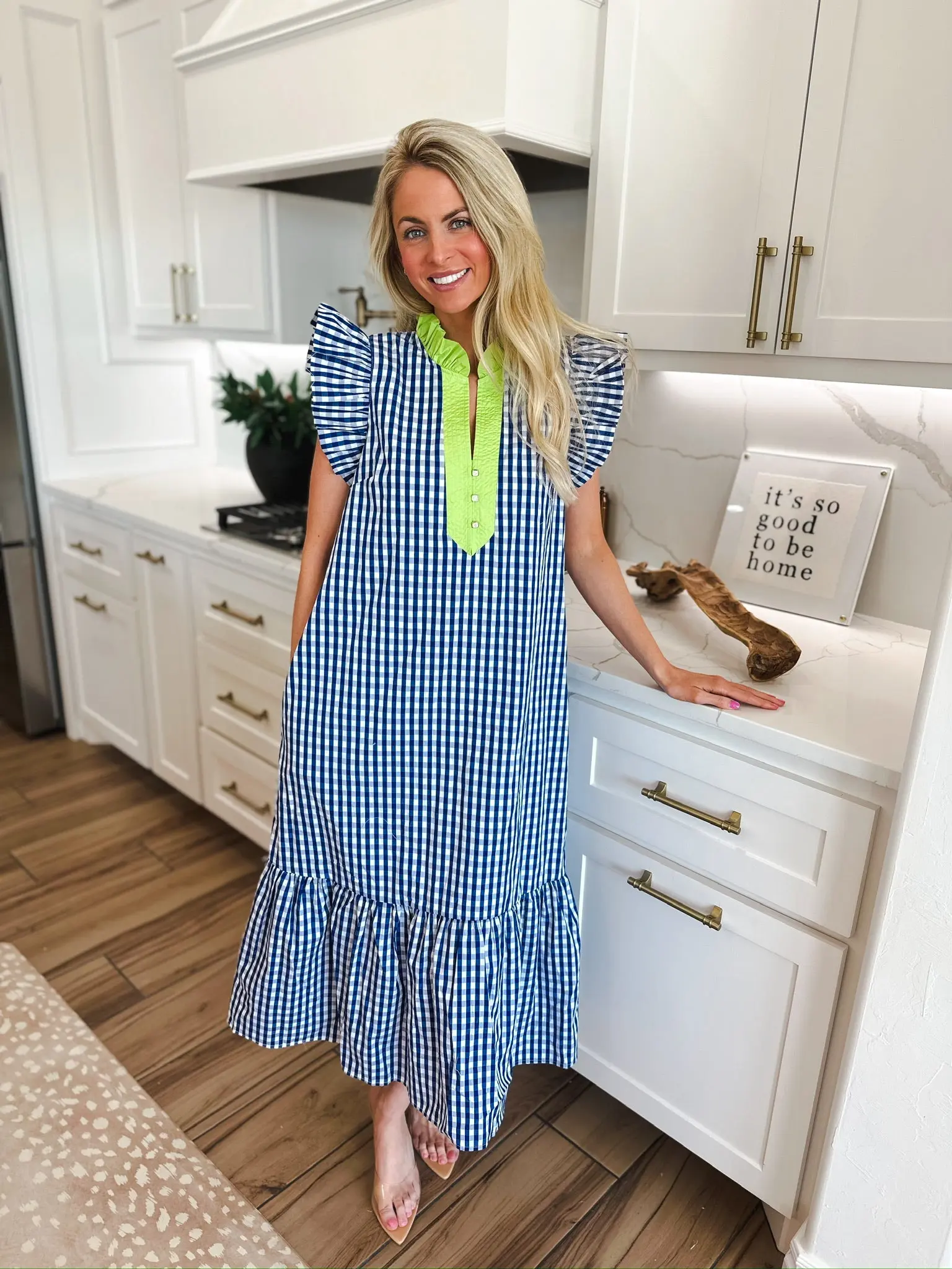 cotton gingham dress Willy Red Gingham Mini Dress | Dresses main image 0