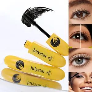 7D Lengthening Mascara, Waterproof Smudge-Proof, Custom Long Screw Brush, Buildable Volume, Long-Lasting Curled Lashes All Day