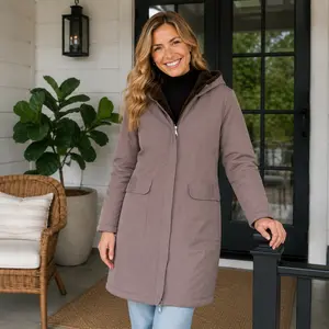 Clearance Thickened Warm Faux Fur Coat | Hooded Waterproof Reversible Winter Jacket Final Sale