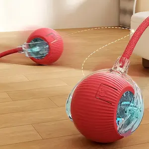 Smart Cat Toy Ball with Long-Lasting Battery, Bite-Proof Surface, 3+ Rolling Modes, Intelligent Obstacle Navigation & Hassle-Free Hidden Charging