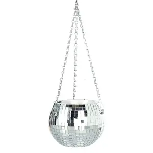 Disco Ball Hanging Planter
