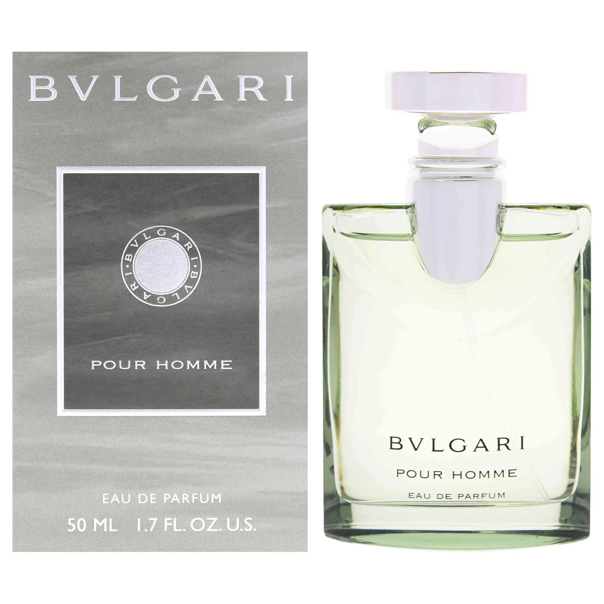 Bvlgari Pour Homme Eau de Parfum, Refined Men's Fragrance Spray, 50ml (1.7 oz), Single Bottle, Modern