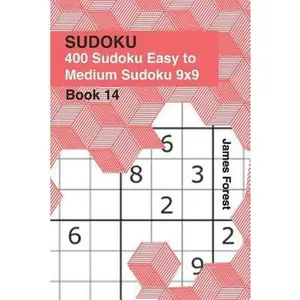 USED-400 Sudoku Easy to Medium Sudoku 9x9: Puzzle books for adults by Forest, James (Paperback)