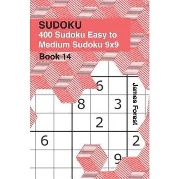 Used 9x9 Sudoku Puzzle Book for Adults - 400 Easy-to-Medium Puzzles, Mental Exercise, Mind Challenges, Logic, 0.7 lbs, by James Forest (Paperback)