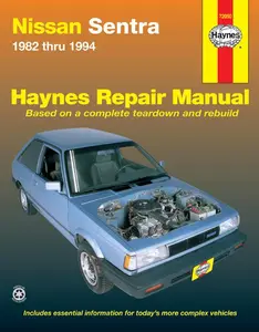 Nissan Sentra Sedan, Coupe, Wagon Gas Engines (82-94) Haynes Repair Manual