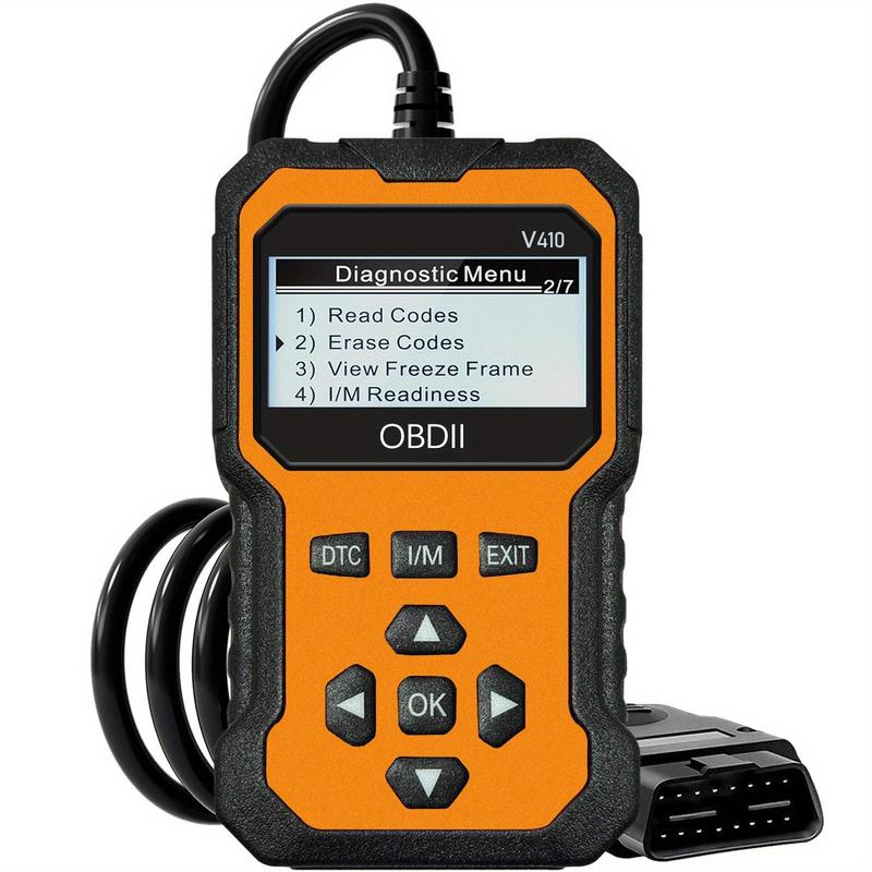 2025 Newest Enhanced Universal OBDII Scanner V410 Car Engine Fault Code Reader Diagnostic Tool Clear Reading Error Codes for 1996 or