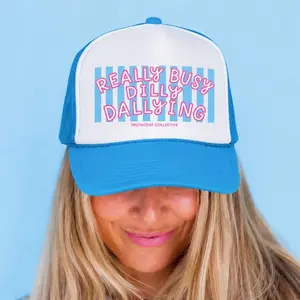 "DILLY DALLY" Trucker Hat, Cute Trendy Adjustable Cap