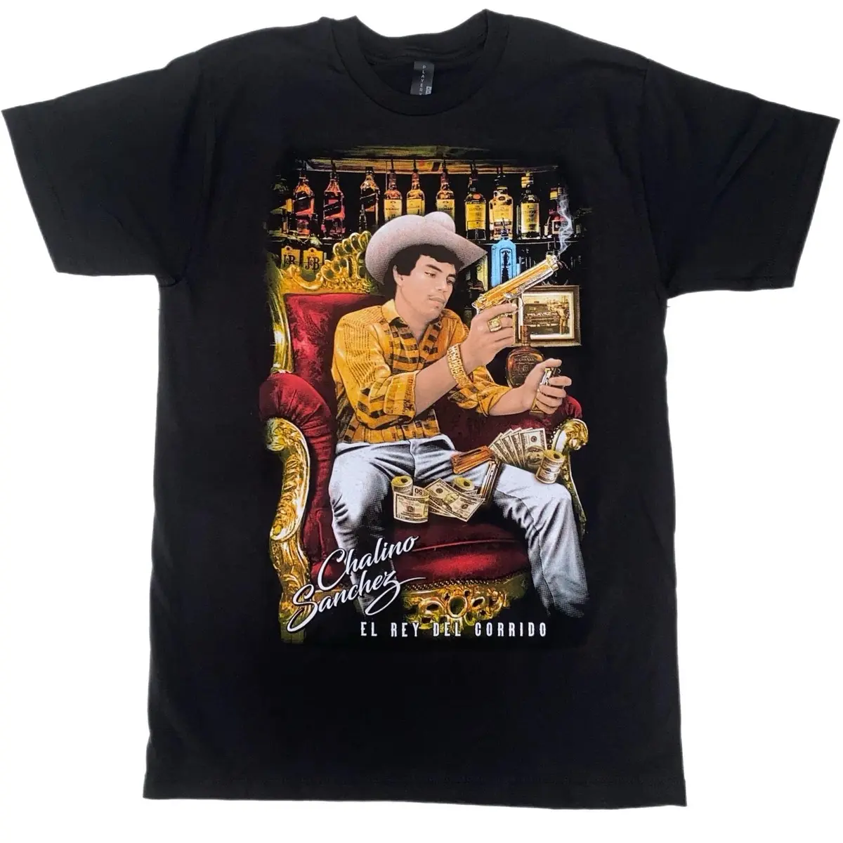 Chalino Sanchez El Rey Del Corrido Mexican Artist Mem T Shirt Menswear Cotton Tshirt Streetwear