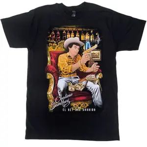 Chalino Sanchez El Rey Del Corrido Mexican Artist Mem T Shirt Menswear Cotton Tshirt Streetwear