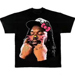 Lucki Face Tee Kitty T-shirt, Rap Hot Shirt, Music, Concert, Gift For Women and Man Unisex Shirt, Menswear Top, Cute shirt