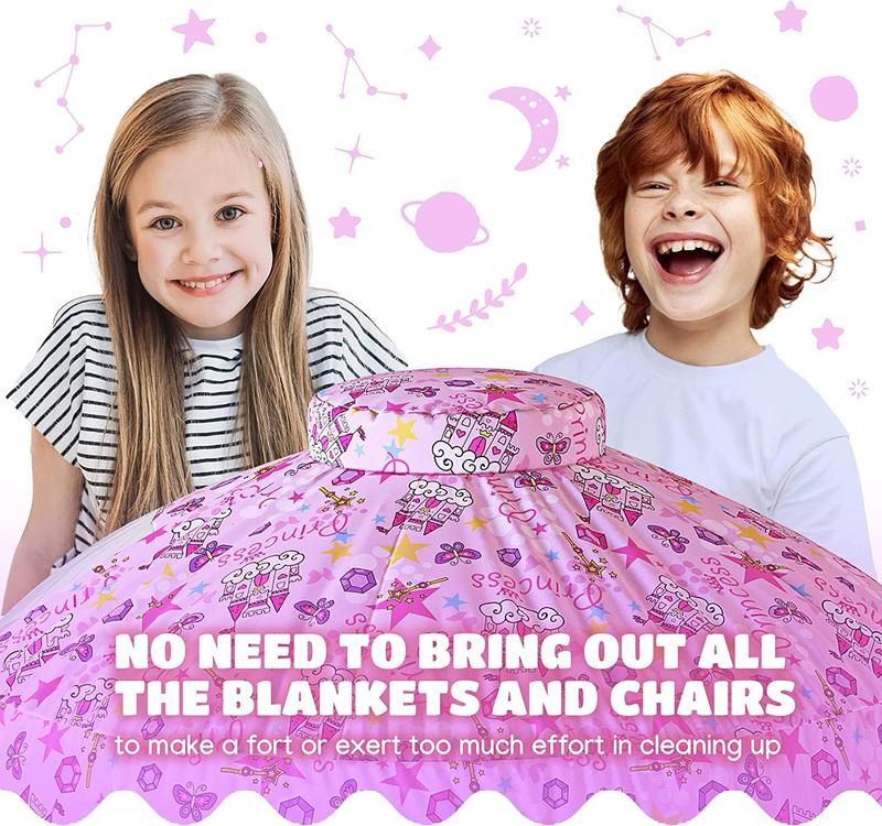 Skywin Air Tent Fort Playhouse for Kids - Inflatable Kids Fort Sets Up and Stores Away in Seconds (Fan NOT Included) play tent