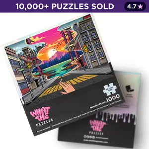 What The Puzzles – Moment Of Clarity I 1000 Piece Jigsaw Puzzle for Adults, Premium Funny Gift, Non-Glare Puzzle with Hidden Details