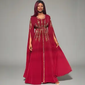 Lina Snatched Maxi Dress with Waist Tie, Elegant Split Sleeves, Casual Women's Wear, Stylish Design for Elegance and Style