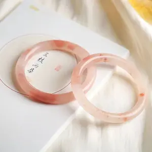 super beautiful orange jade bracelet (Vong tay ngoc bich mau cam sieu dep)