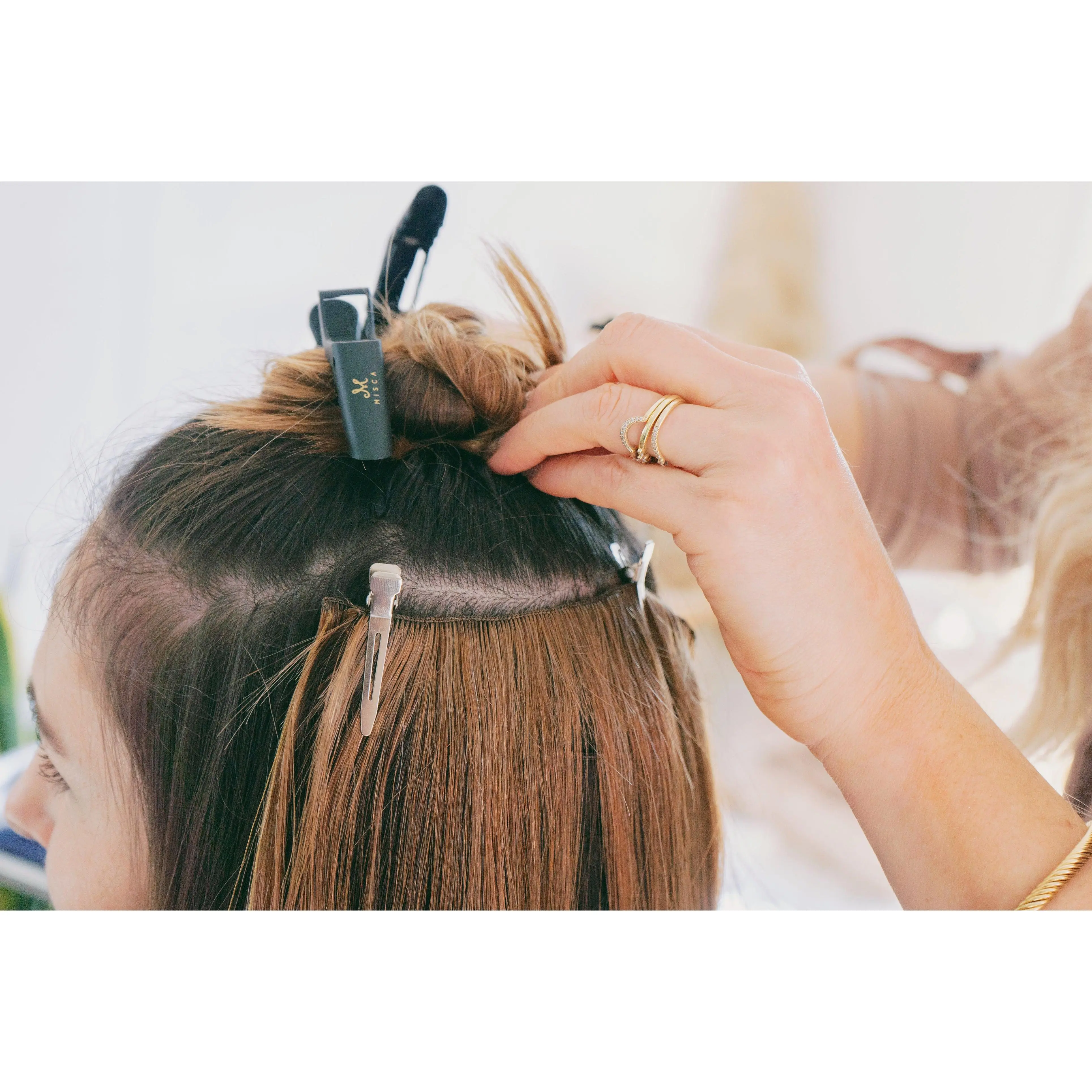 Hand-Tied Extension Class + Full Head of Ukranian Hair & Kit Included