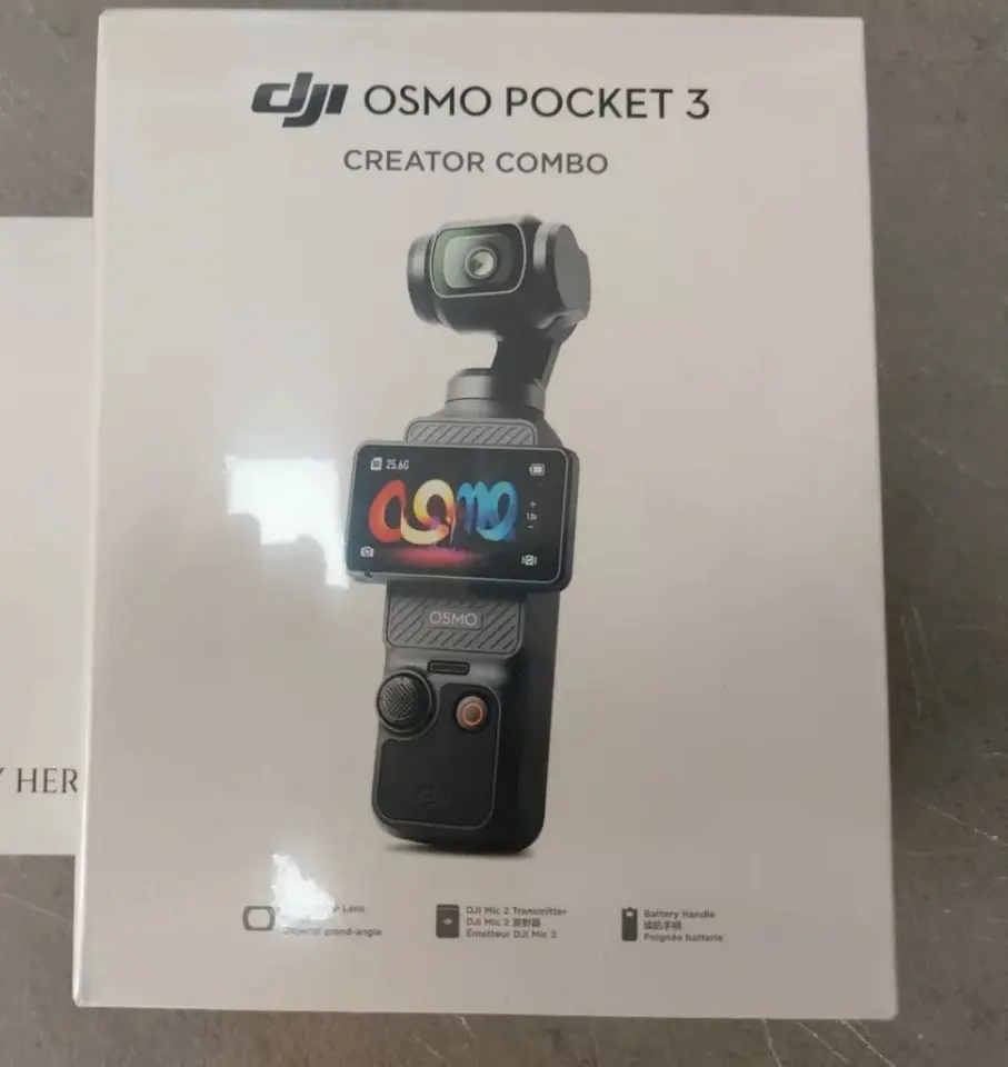 Brand new and original DJI Osmo Pocket 3 Creator Combo Handheld Camera and accessories