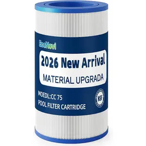 CC75 PAP75 Pool Filter Cartridge Replacement for Pentair Clean & Clear and Posi-Clear RP Series, 5oz Trilobal Heavy-Duty Fabric, Ultra Series, 75 Sq. Ft.
