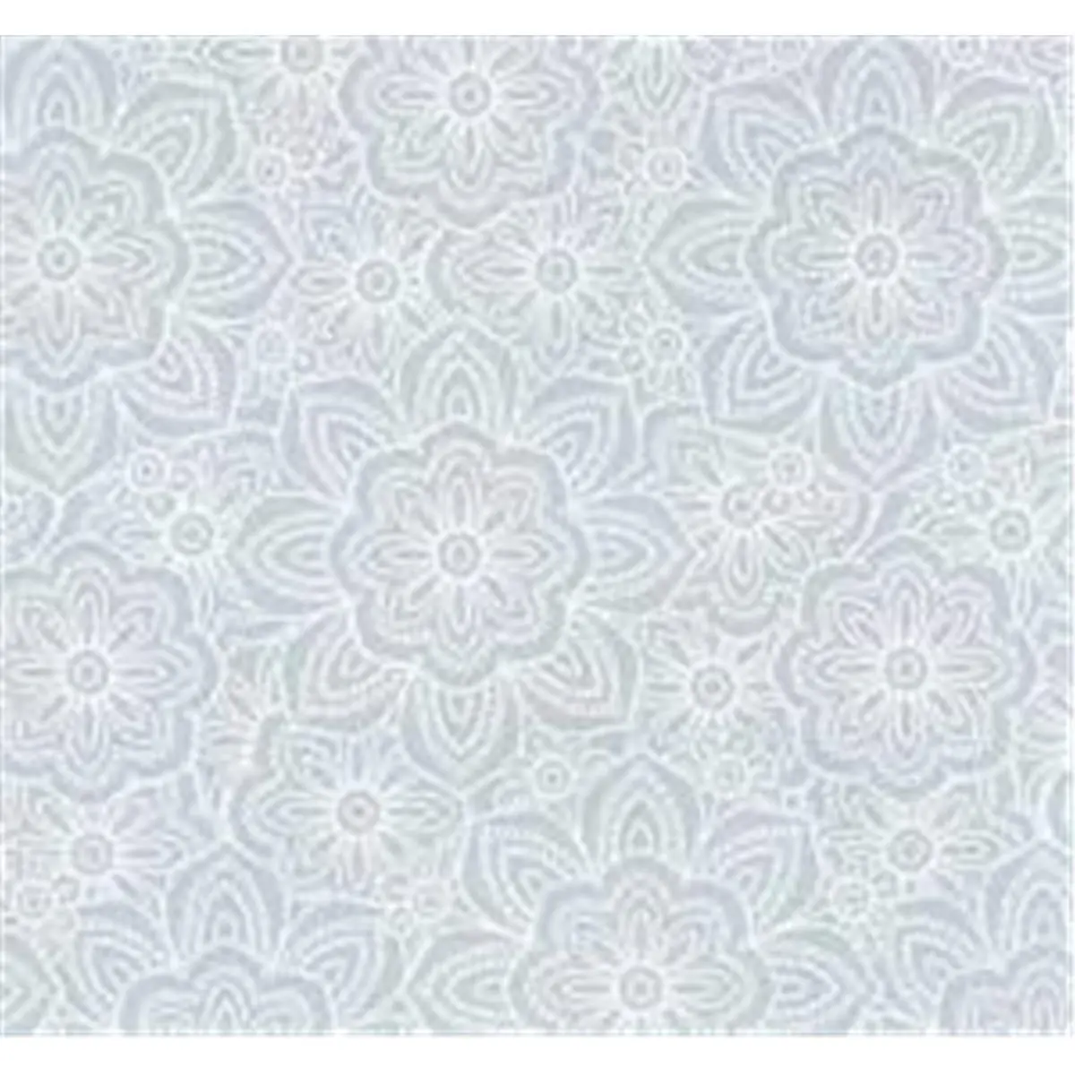 Candice Rectangular Translucent Floral Lace Static Cling Glass Window Film, 26x59 in, Light-Filtering Home Decoration Sticker for Room Decorations