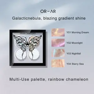 Original Artist Gradient Butterfly Highlighter Chameleon Eyeshadow, Shimmer Powder, Single Pack, No Flammable Aerosol Ingredients