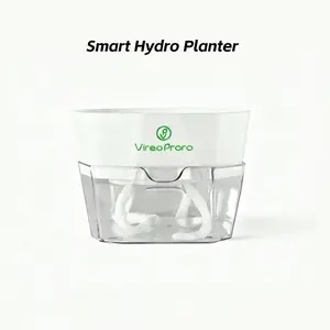 VireoProro Smart Self-Watering Hydro Planter for Easy Plant Care - Hydroponic Design & Self-Watering System for Indoor & Outdoor Use
