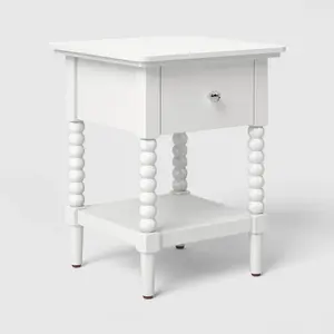 Traditional Kids' Nightstand Table White - Pillowfort