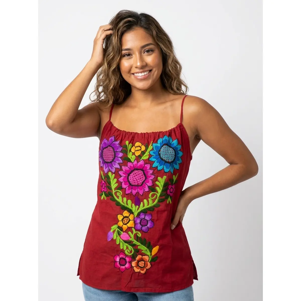 Blusa Tirante Girasol / Sunflower Strap Blouse