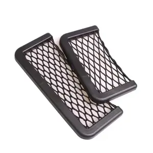 1pcs/2pcs Car Organizer Storage Bag Auto Paste Net Pocket Phone Holder Car Accessories 20*8CM 8*15CM Universal