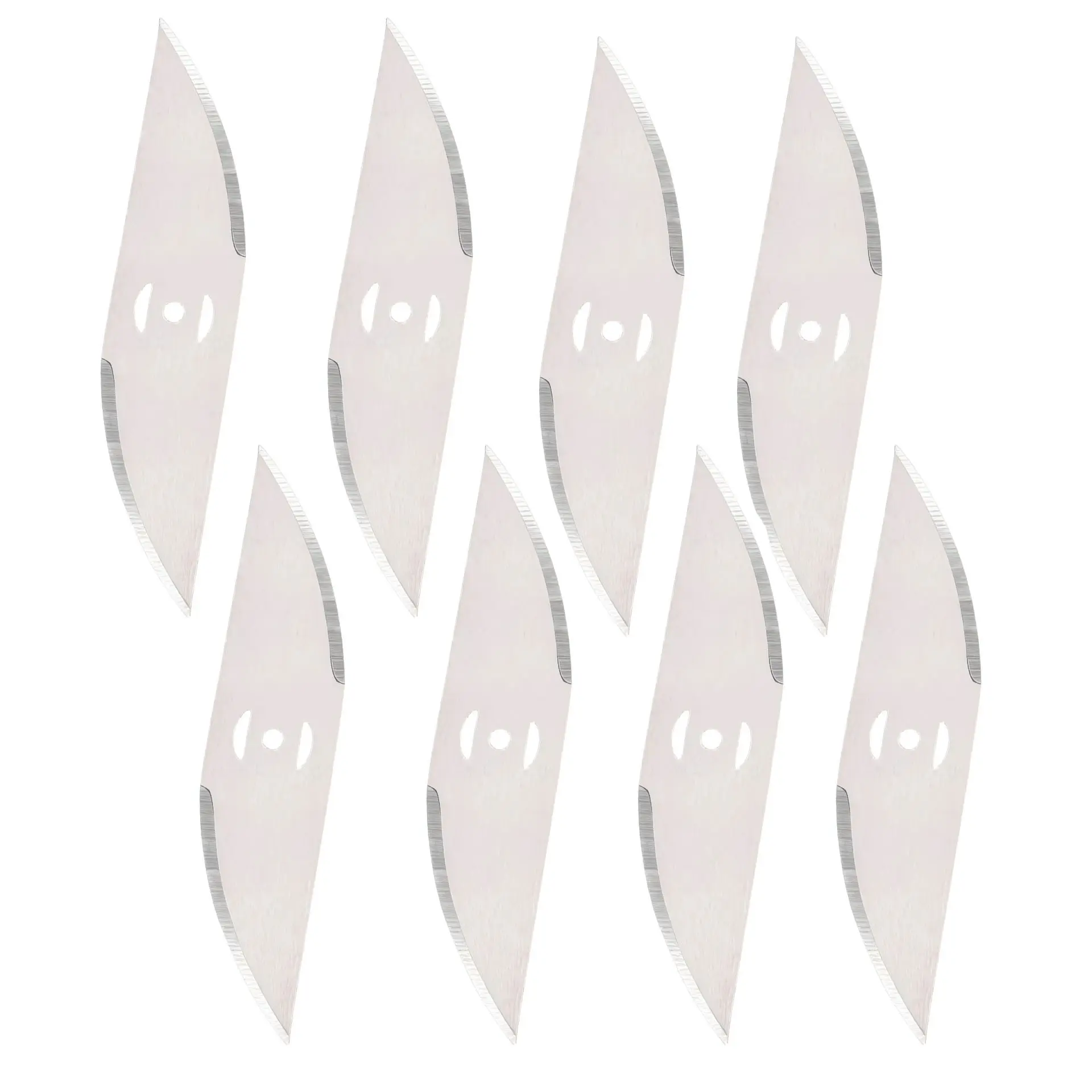 8-Piece Metal Weed Trimmer Blade Replacement Set, Universal Multi-Function Saw Blades for Tough Weeds and Shrubs, Compatible with Most Cordless Trimmers, Lawn Mower Accessories