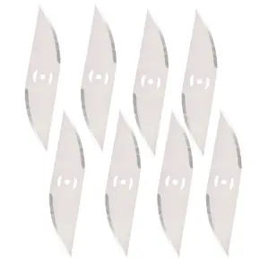 8-Piece Metal Weed Trimmer Blade Replacement Set, Universal Multi-Function Saw Blades for Tough Weeds and Shrubs, Compatible with Most Cordless Trimmers