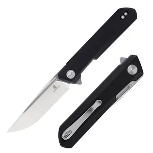 D2 Steel Blade Folding Knife with G10 Handle - BESTECHMAN EDC Pocket Knife for Outdoor, Camping, Hiking, Survival and Tactical Use