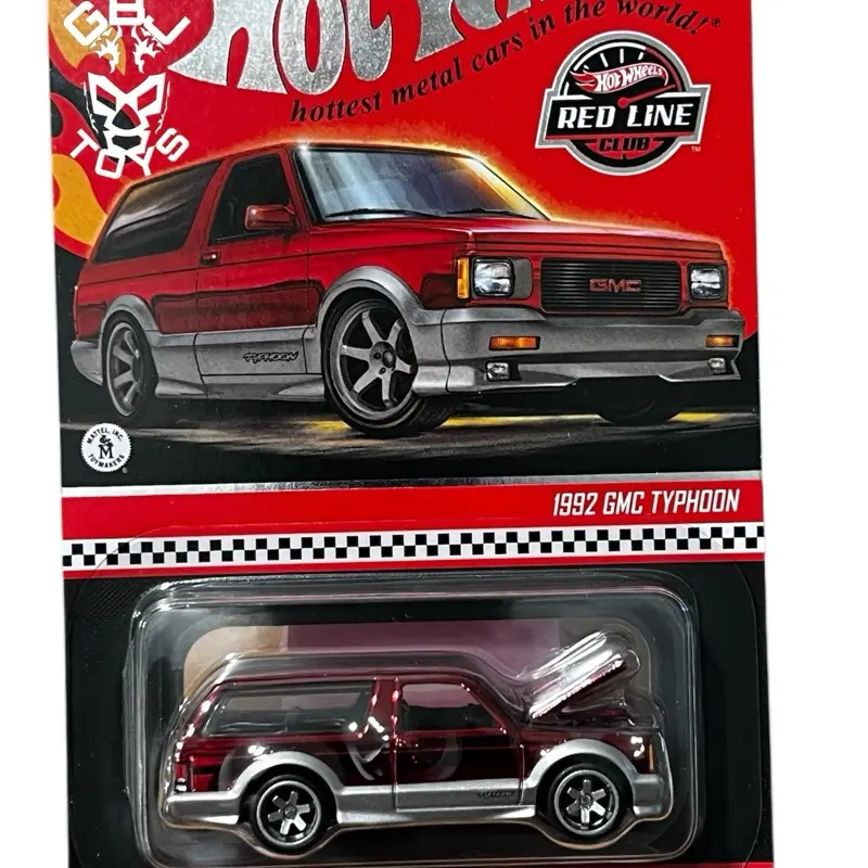 1992 GMC TYPHOON RED LINE 1:64 Die-Cast