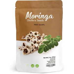 Moringa Seeds | 200 Seeds Approx. |  | PKM1 | Edible | Planting | Moringa Oleifera| Malunggay | Semillas De Moringa | Drumstick Tree | Seeds from India (2 oz)