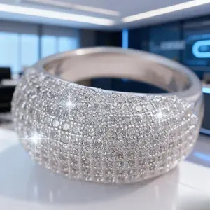 Princess Stacked Wide Faceted Zircon Woman Ring Wedding Engagement Promise Bride eternity Ring Anniversary Ring birthstone ring ladies romantic holiday gift