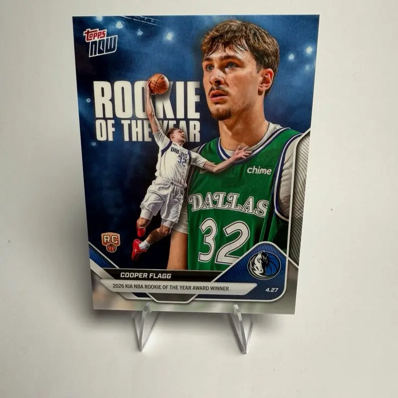 2026 Topps Now - Cooper Flagg - Rookie Of The Year RC - Mavericks