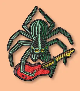 Guitar Playing Spider Patch