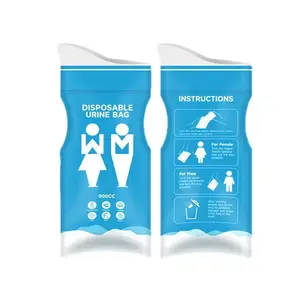 【Father's Day Gift】Joytutus Disposable Urine Bags - 5 Pack 900ML Portable Emergency Pee Bags & Vomit Bags for Women Men Kids, Leak-Proof Unisex Travel Urinal Bags for Camping, Traffic Jams, Road Trips, Pregnancy & Outdoor Emergencies