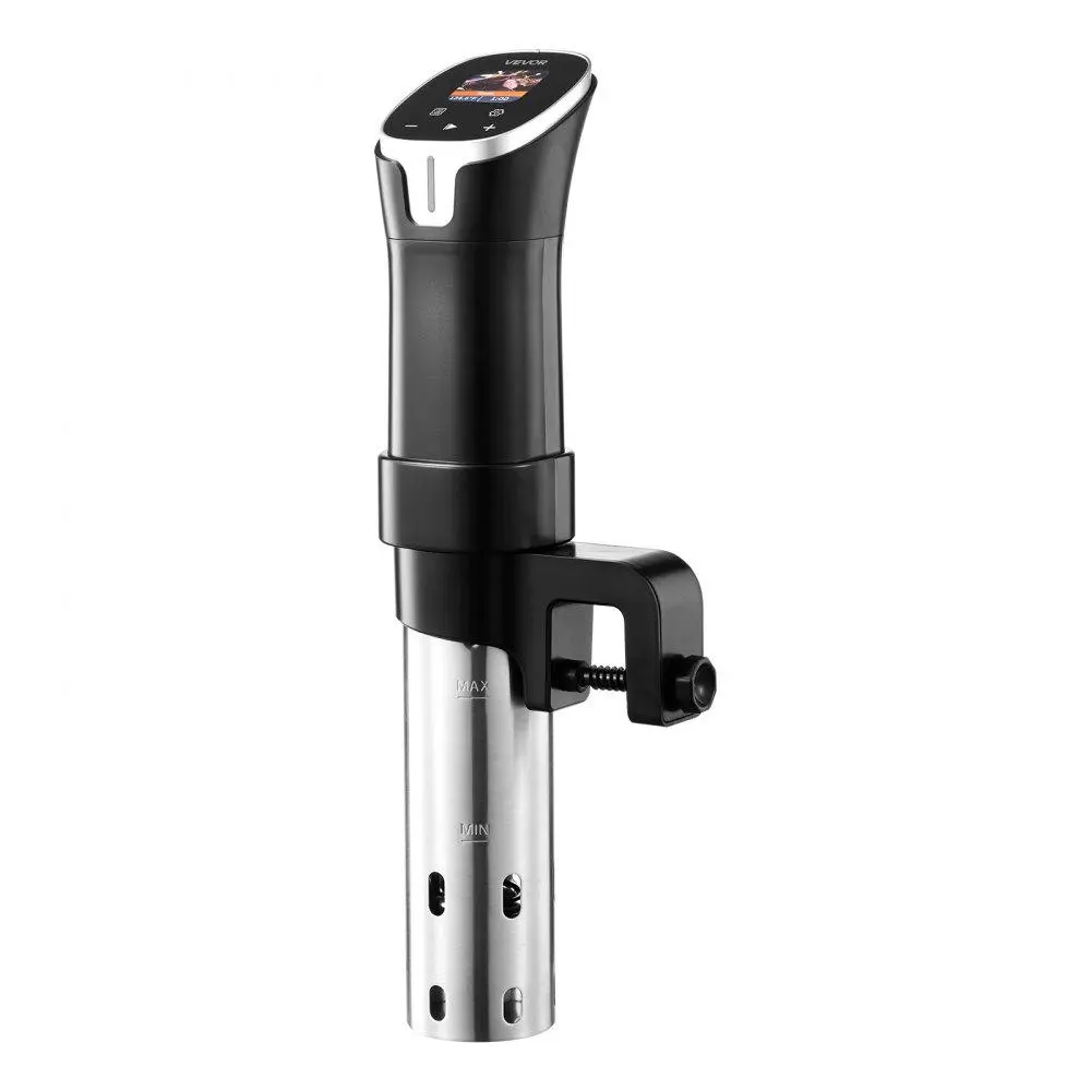 【Summerfinds】VEVOR Sous Vide Precision Cooker, 1100W Sous-Vide Cooking Machine, WIFI Immersion Circulator with 10 Preset Recipes, LCD Touchscreen, Fast-Heating, Accurate Temperature & Timer, App Control