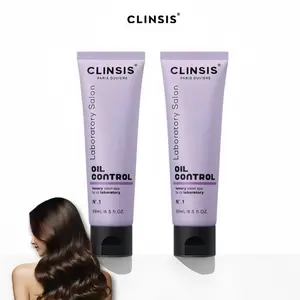 CLINSIS N°1 Oil Control Anti-Dandruff Shampoo 2-Piece Set, 2x99mL Amino Acid Mild ScalpCleanser With 5 Natural Plant Extracts, BalanceScalp Microecology, Relieve Itchy Flaky Dandruff,Long-Lasting Fresh Non-Greasy Travel ShampooTwin Pack For Oily Scalp
