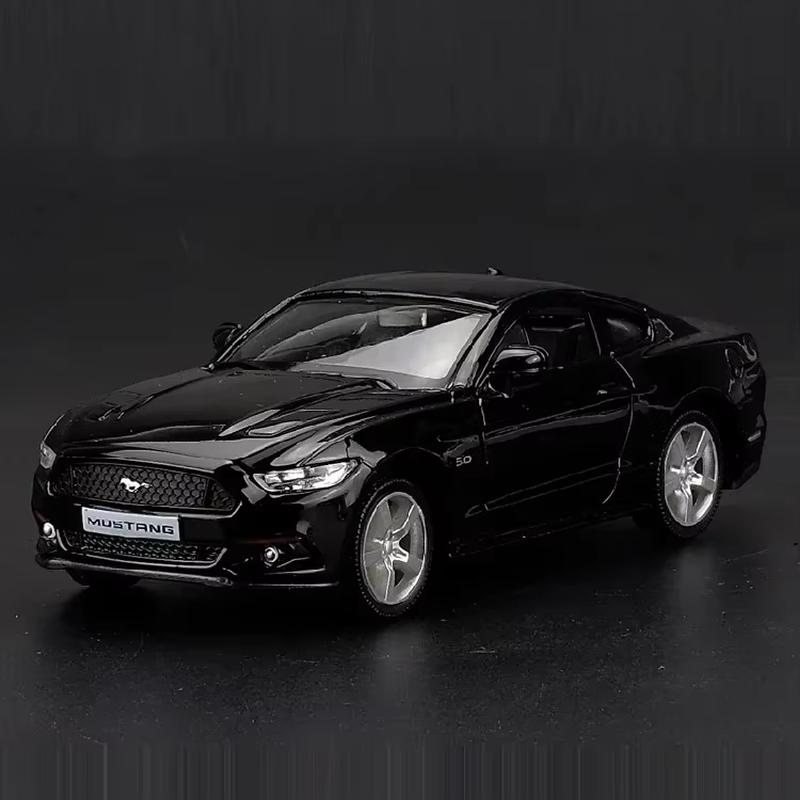 1:36 Mustang GT Toy Car Model Replica Scale Generic Metal Diecast Miniature Art Vehicle Figure Collection Xmas Gift Boy Toy