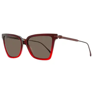 Ferragamo Gancini Butterfly Sunglasses SF2036S 615 Red Ombre 56mm