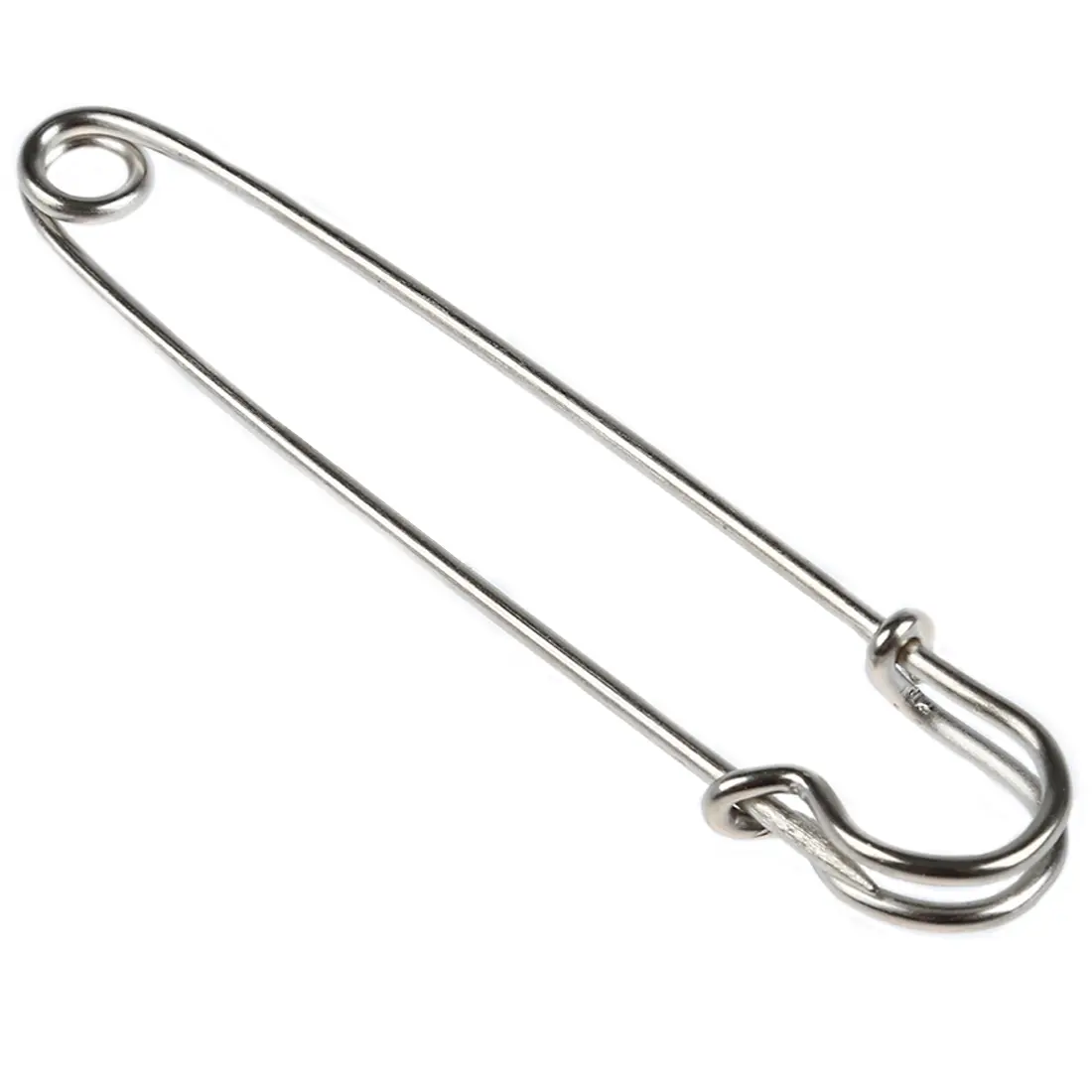 10 Pack Large 3.5-Inch Safety Pins, Solid Metal Sewing Supplies for Heavy Fabrics, Canvas, Leather & Outdoor Gear, 8.7 X 2 X 1.8Cm, Sewing Handheld Tool, 14G, Gym Bag, Sports & Outdoor Gym