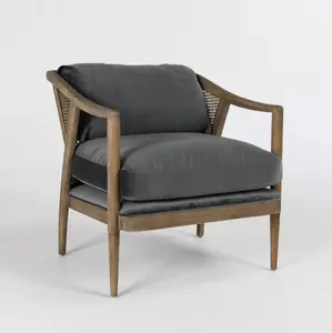 Timeless Minimalist Fauteuil Mid Century Barrel Accent Chair