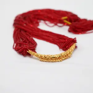 Hasuli necklace in red