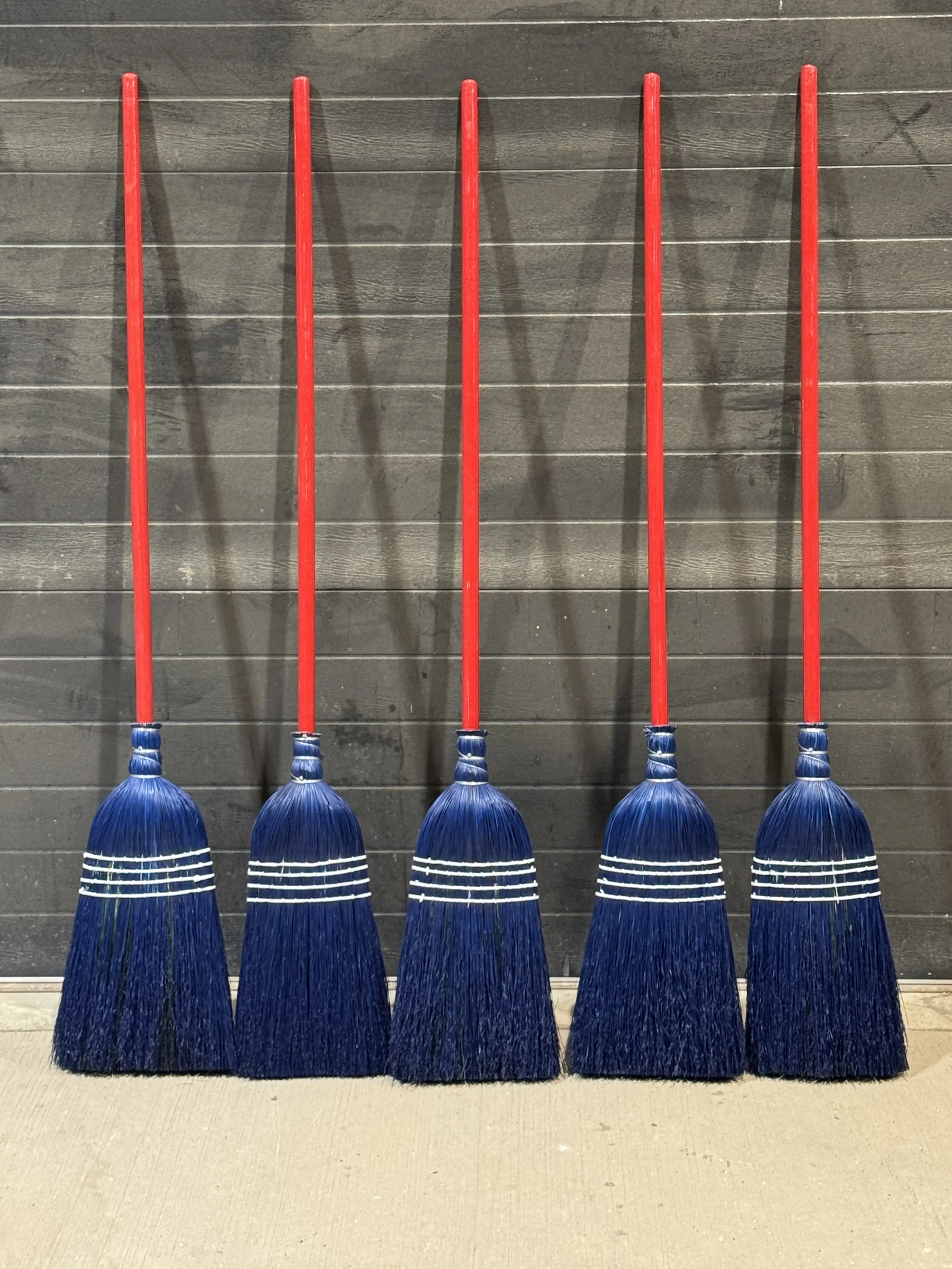 Red, White & Blue Fourth of July Farmhouse Broom