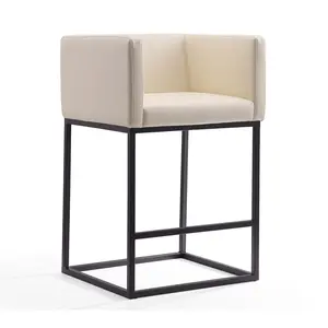 Embassy 34" Metal Counter Height Bar Stool